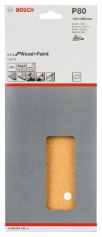 18Набор из 10 шлифлистов 115 x 280 mm, 80 2608605241